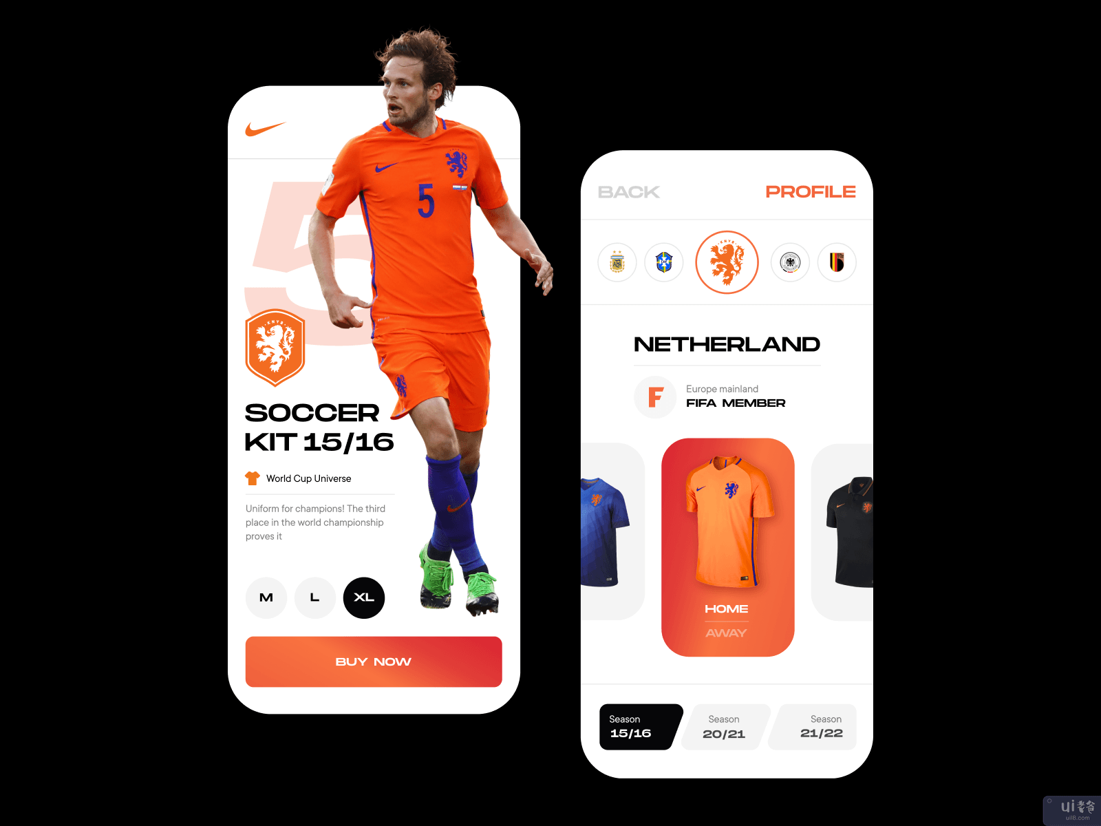 体育电子商务移动应用(Sport E-Commerce Mobile App)插图