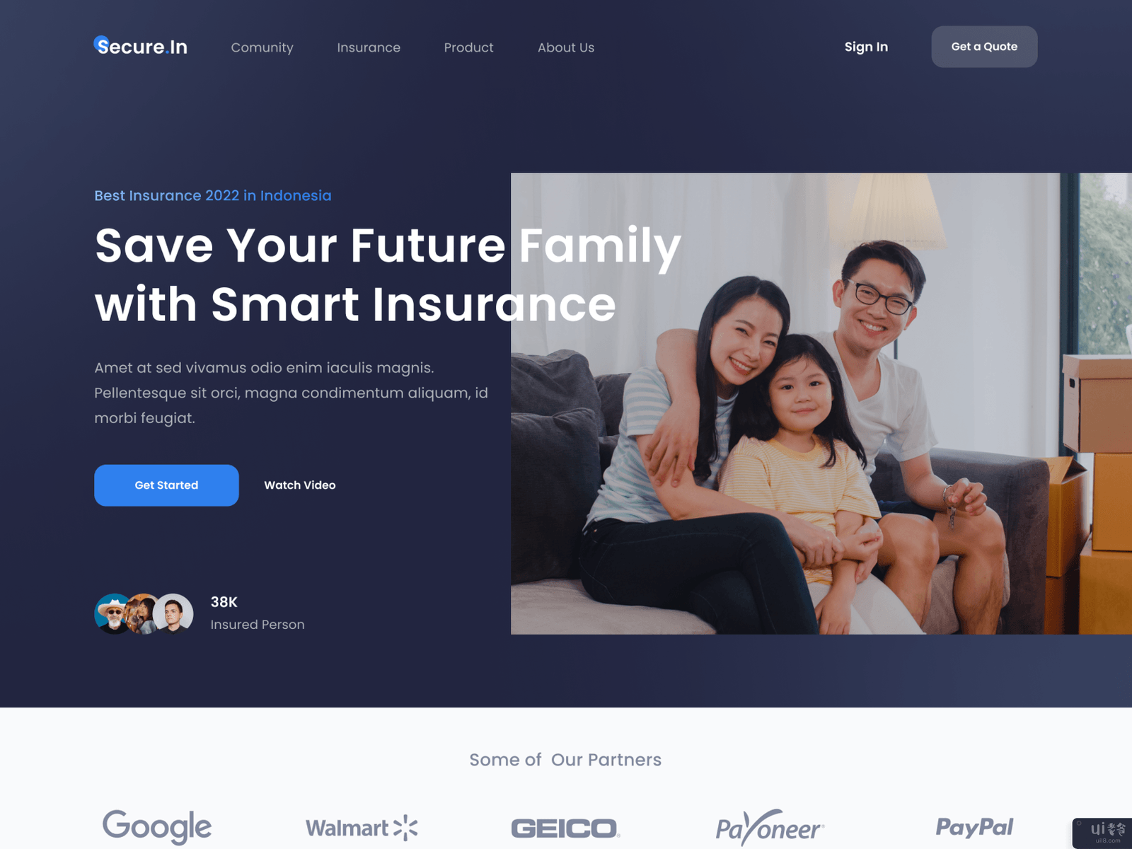 Secure.In - 保险登陆页面 ?(Secure.In - Insurance Landingpage ?)插图2