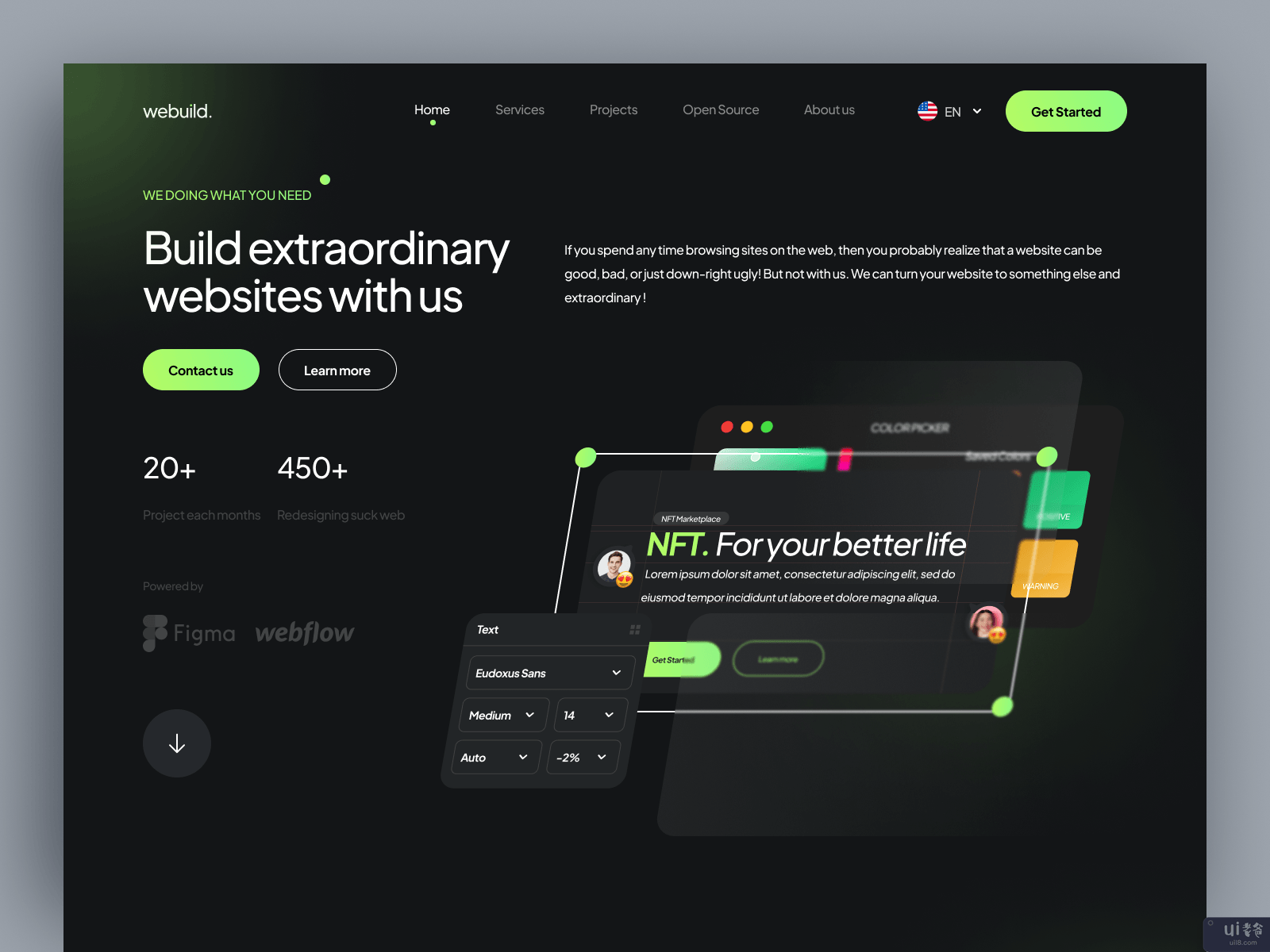 webuild.- 设计机构网站(webuild. - Design Agency Website)插图2