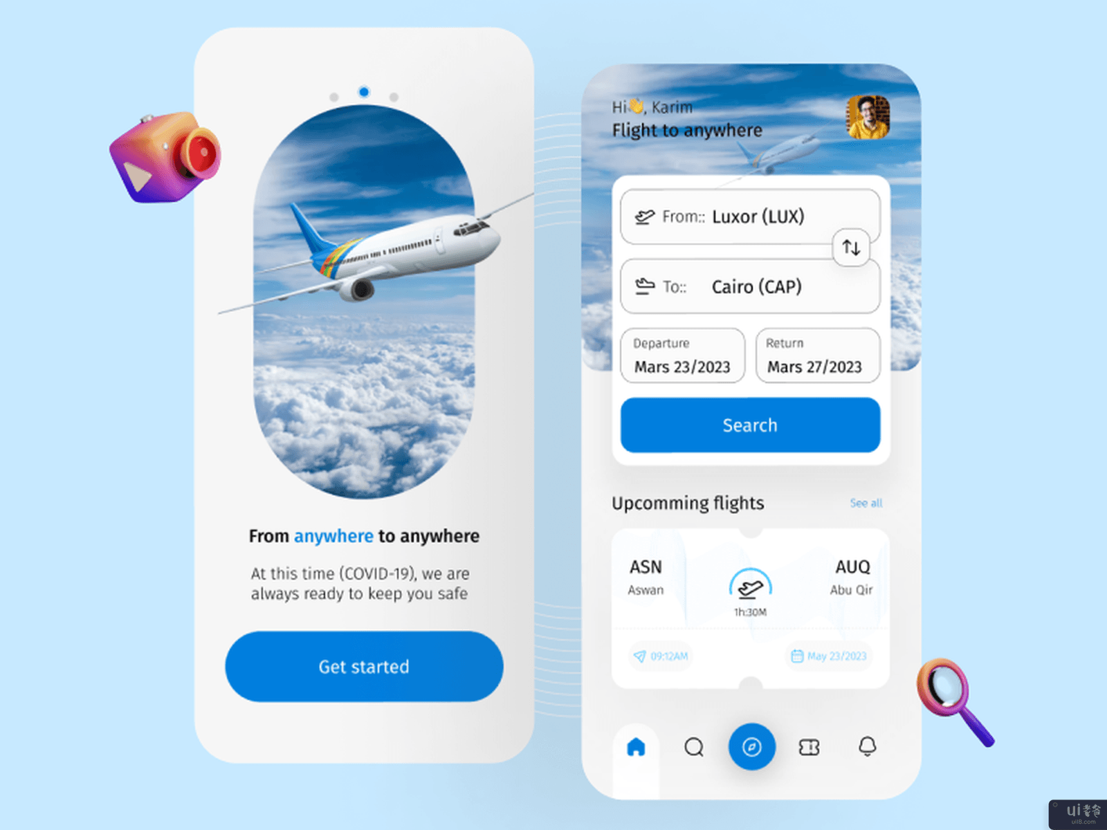 飞机（飞行）应用程序 免费(Airplane (Flight) App Free)插图