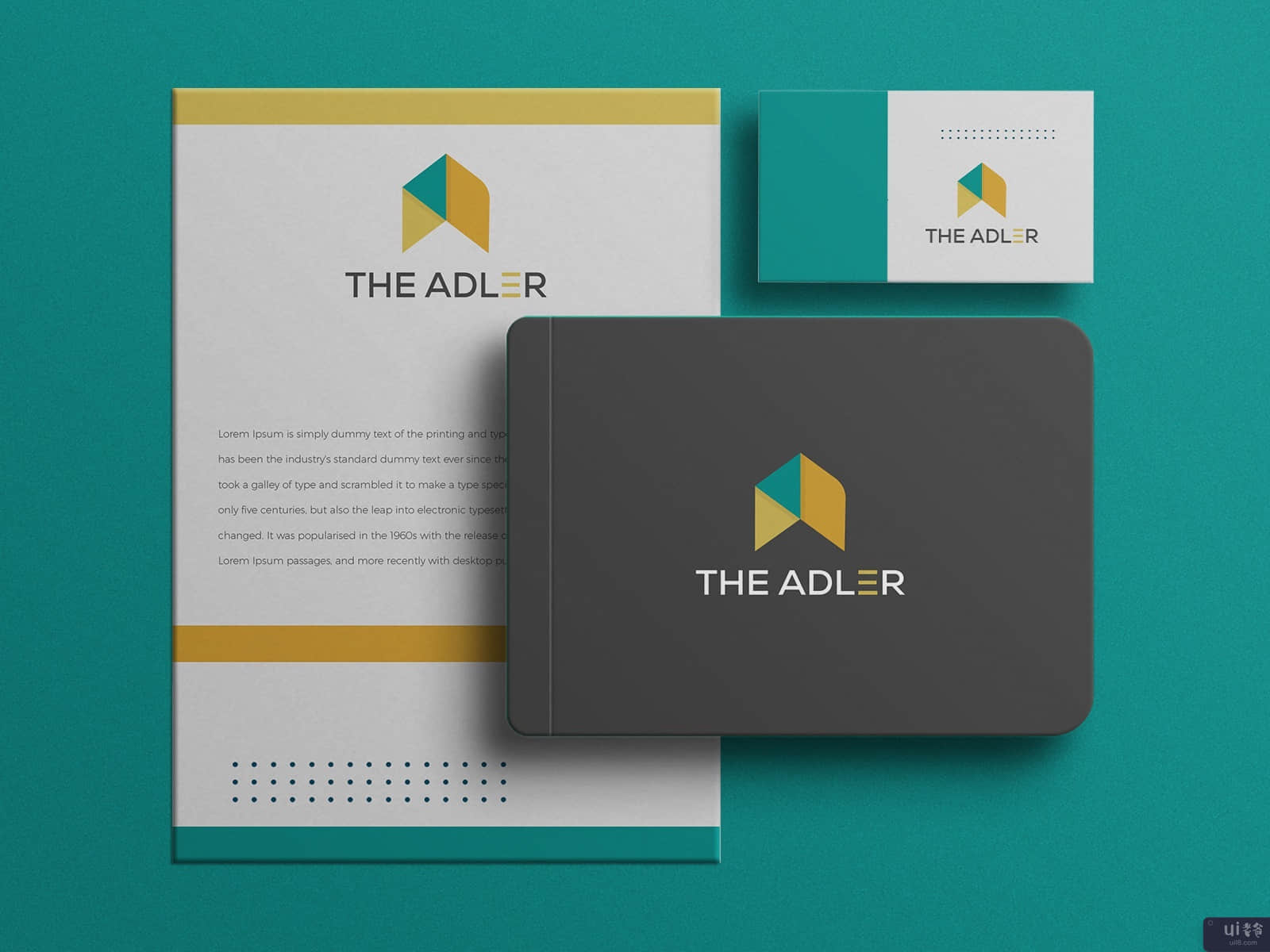 艾德勒的标志设计(The Adler Logo Design)插图