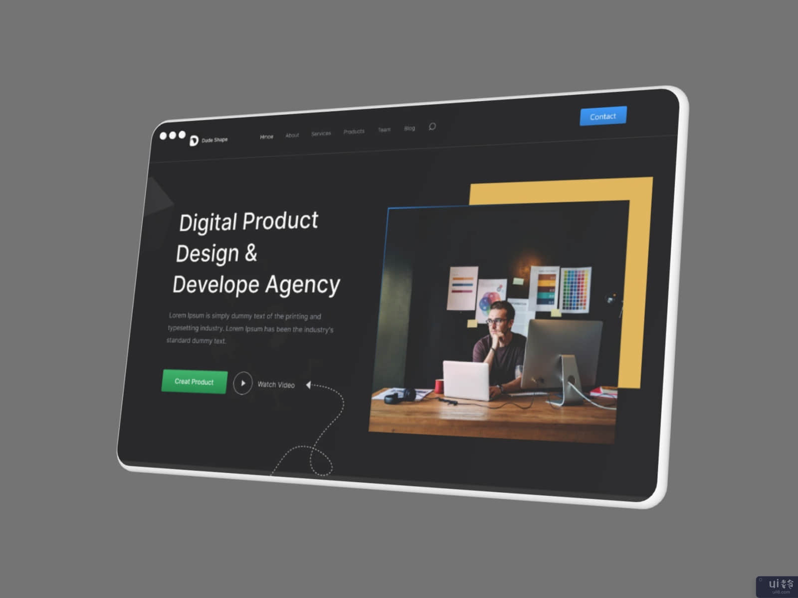 数字机构网站设计(Digital Agency Website Design)插图3