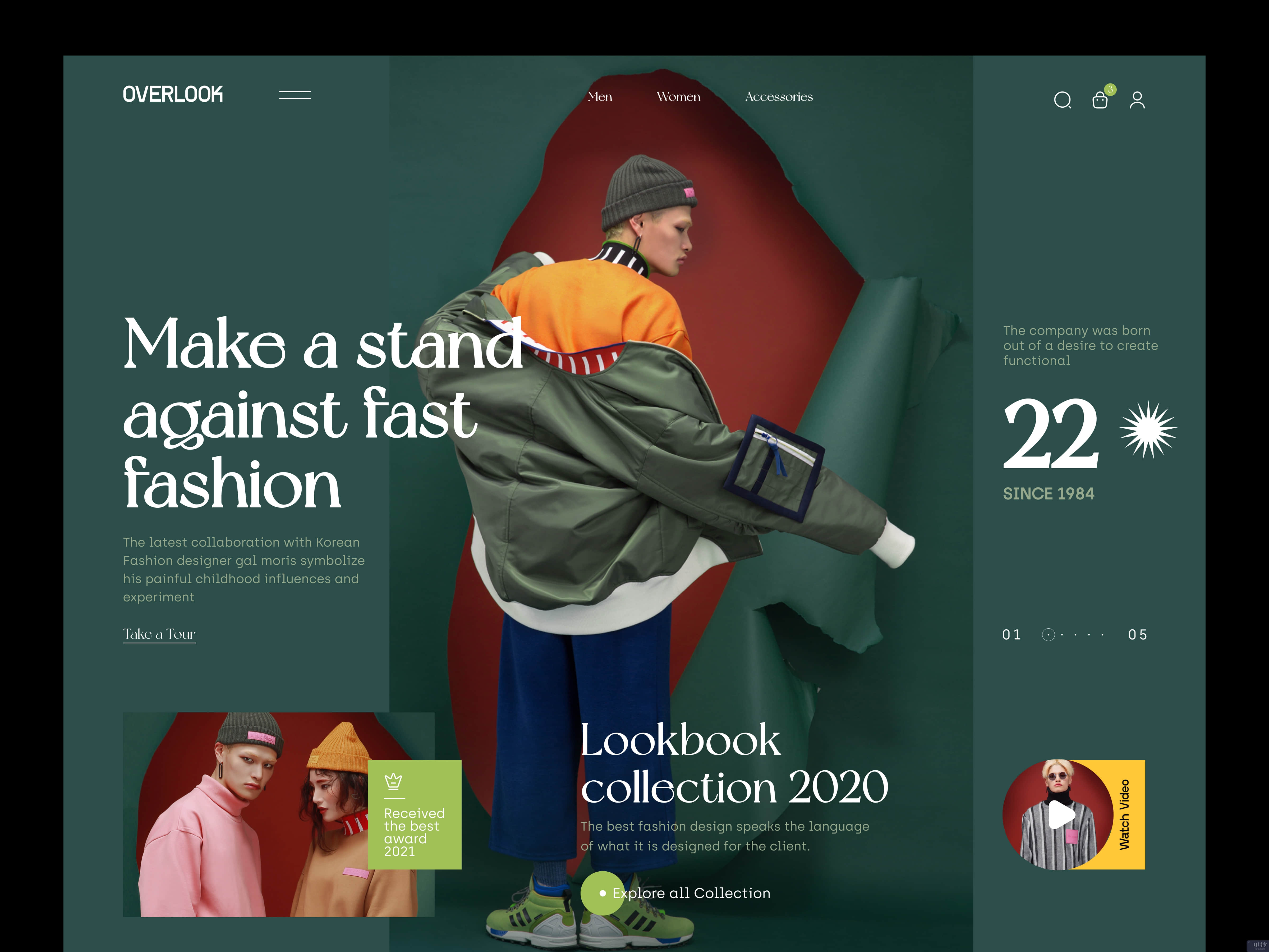 时尚电子商务网站设计(Fashion E-commerce Website Design)插图