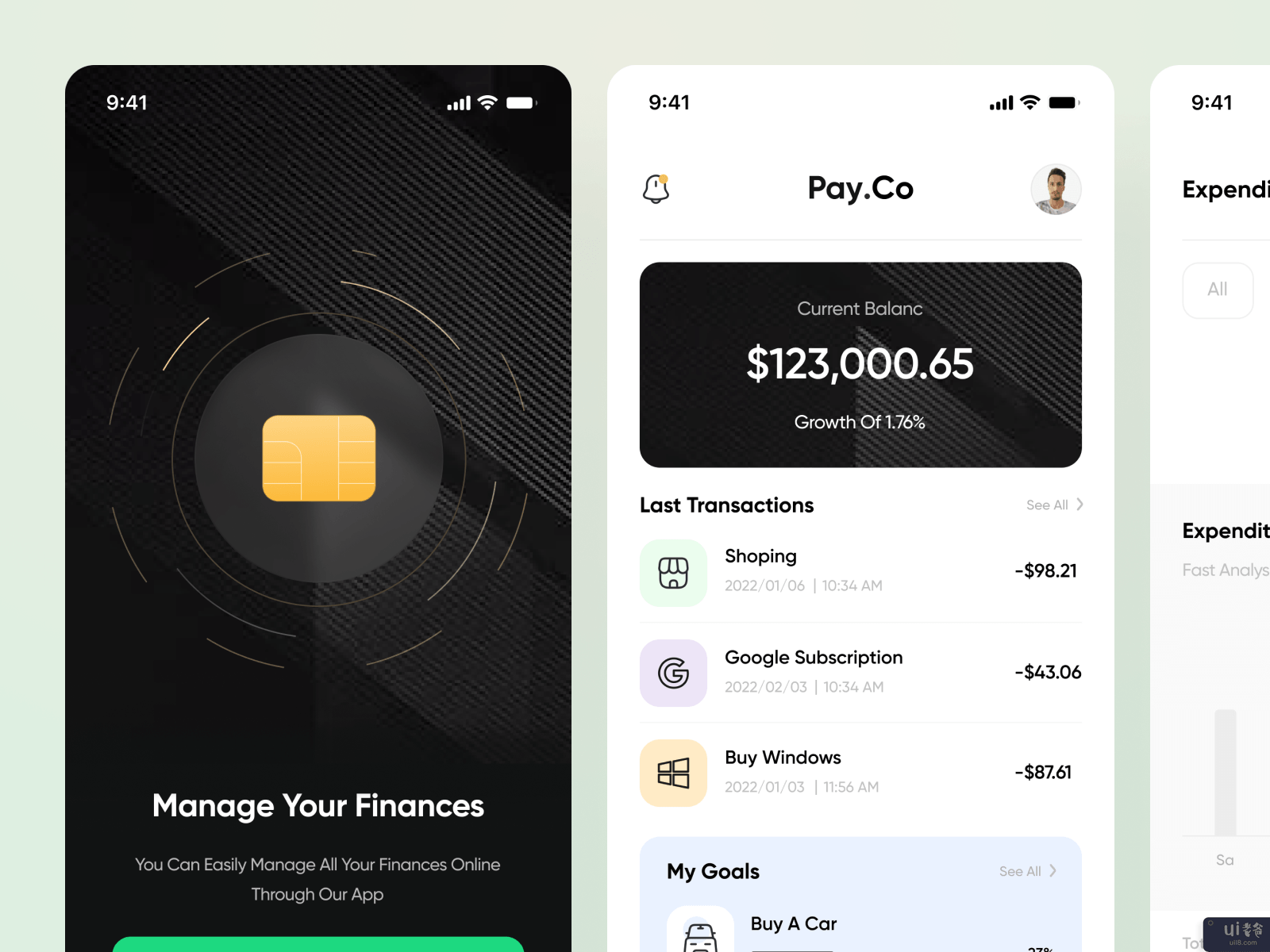 财务应用程序(Finance app)插图1