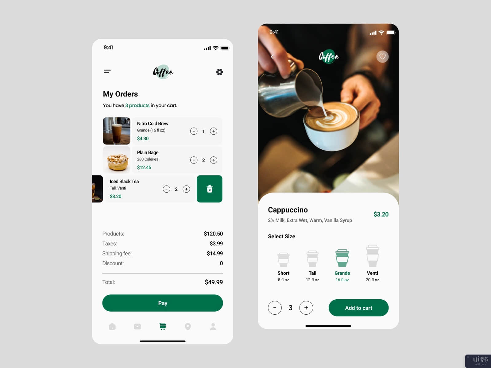 咖啡订购应用程序(Coffee Order App)插图2
