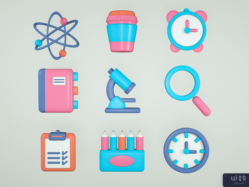 3D图标(3D Icons)插图