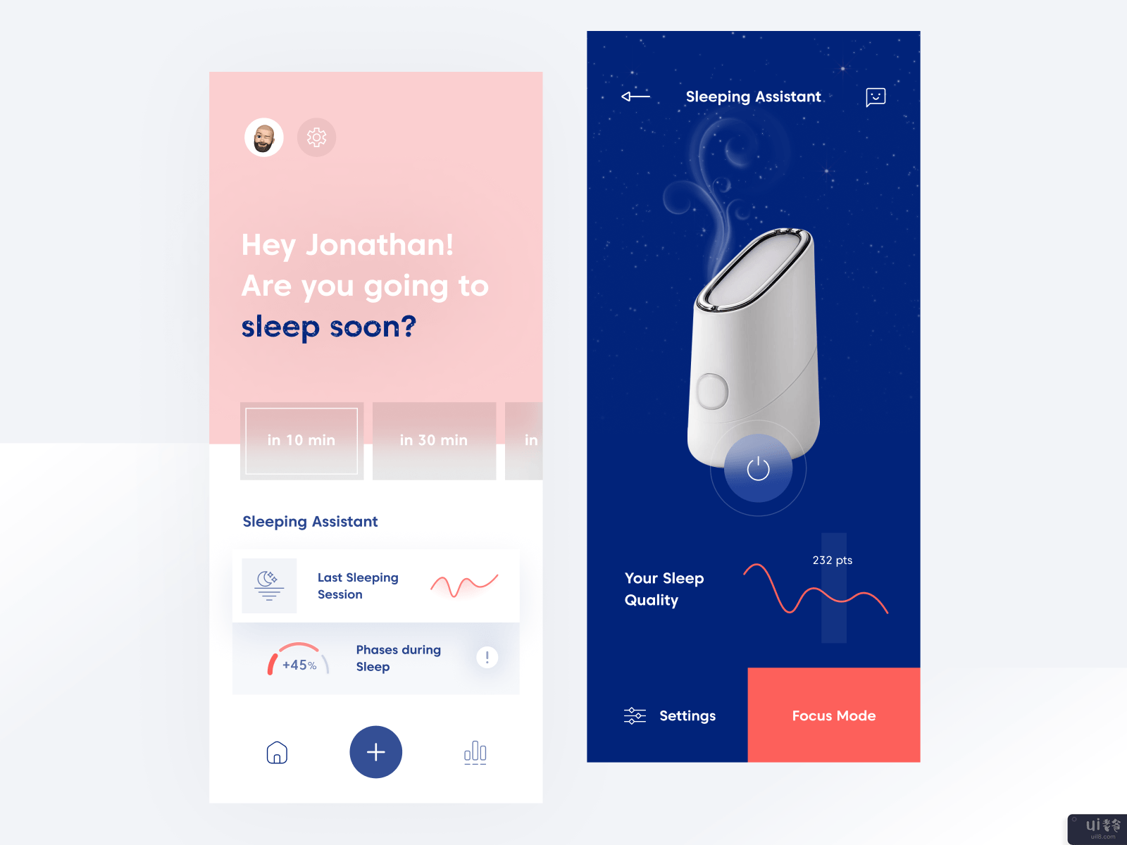 睡眠助手移动应用程序(Sleeping Assistant Mobile App)插图