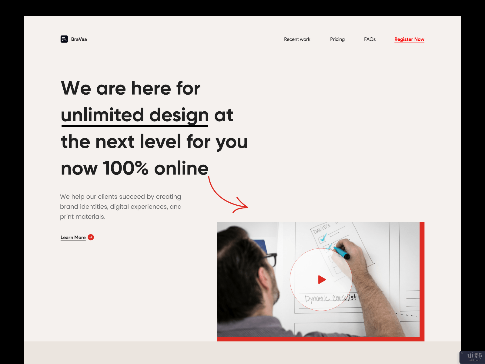 设计机构网站(Design Agency Website)插图1