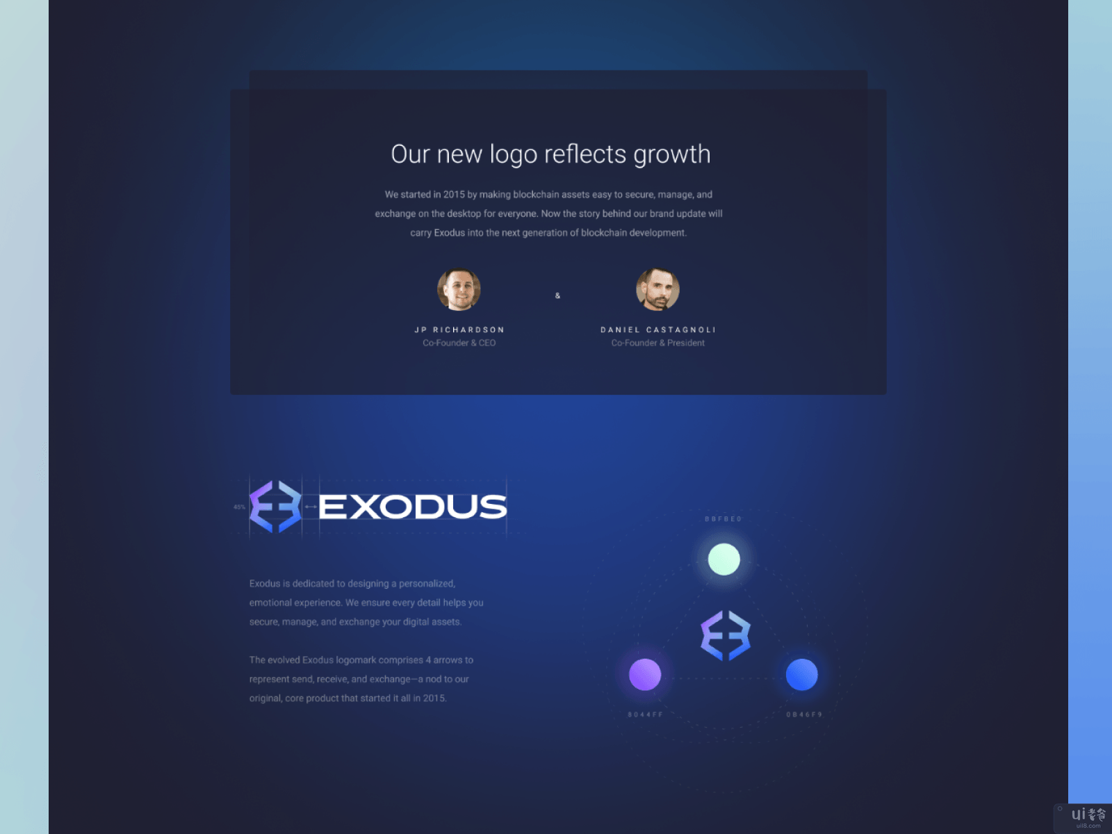 出埃及记品牌网页(Exodus Brand Web Page)插图2