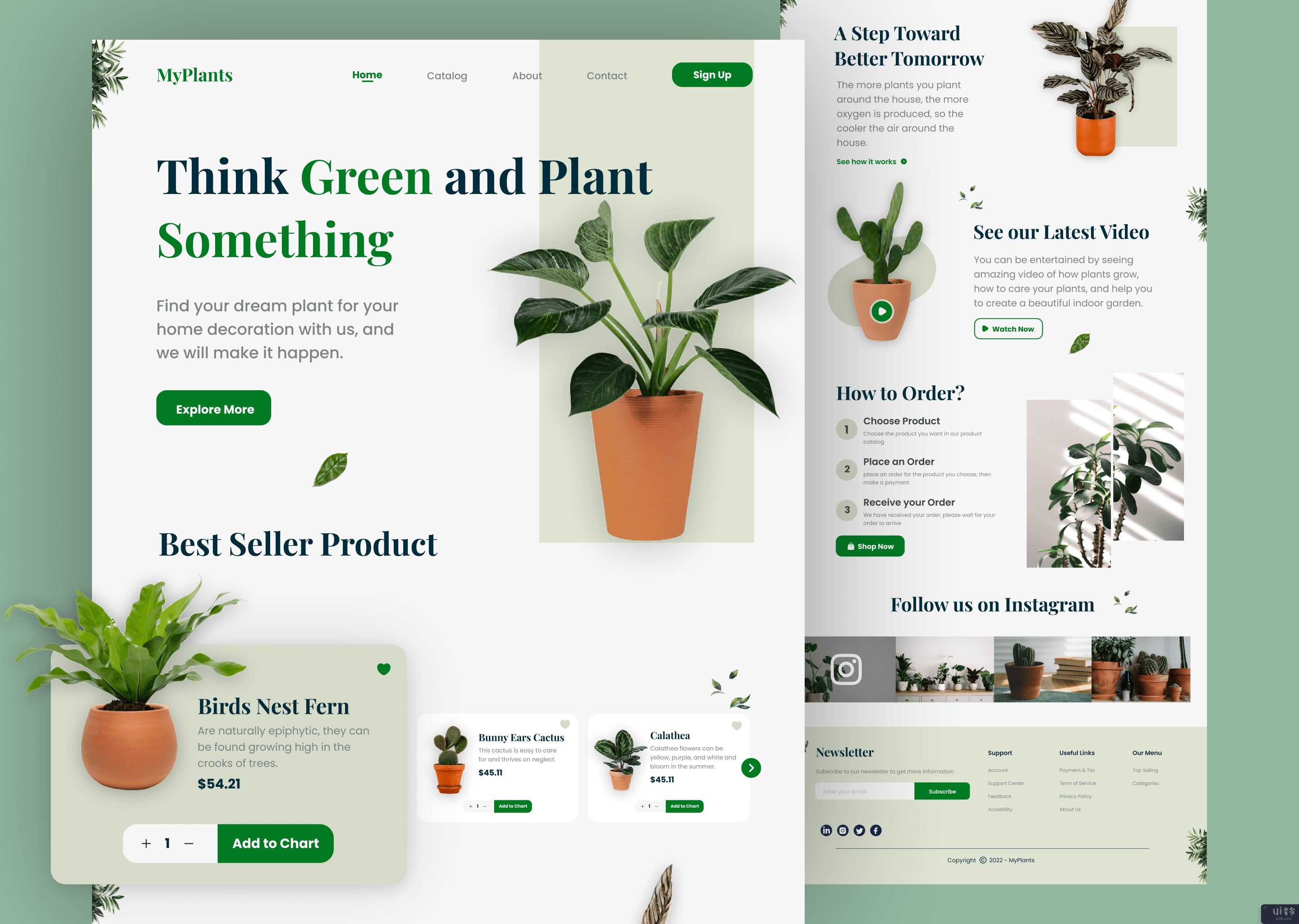 我的植物 - 植物登陆页(MyPlants - Plants Landing Page)插图