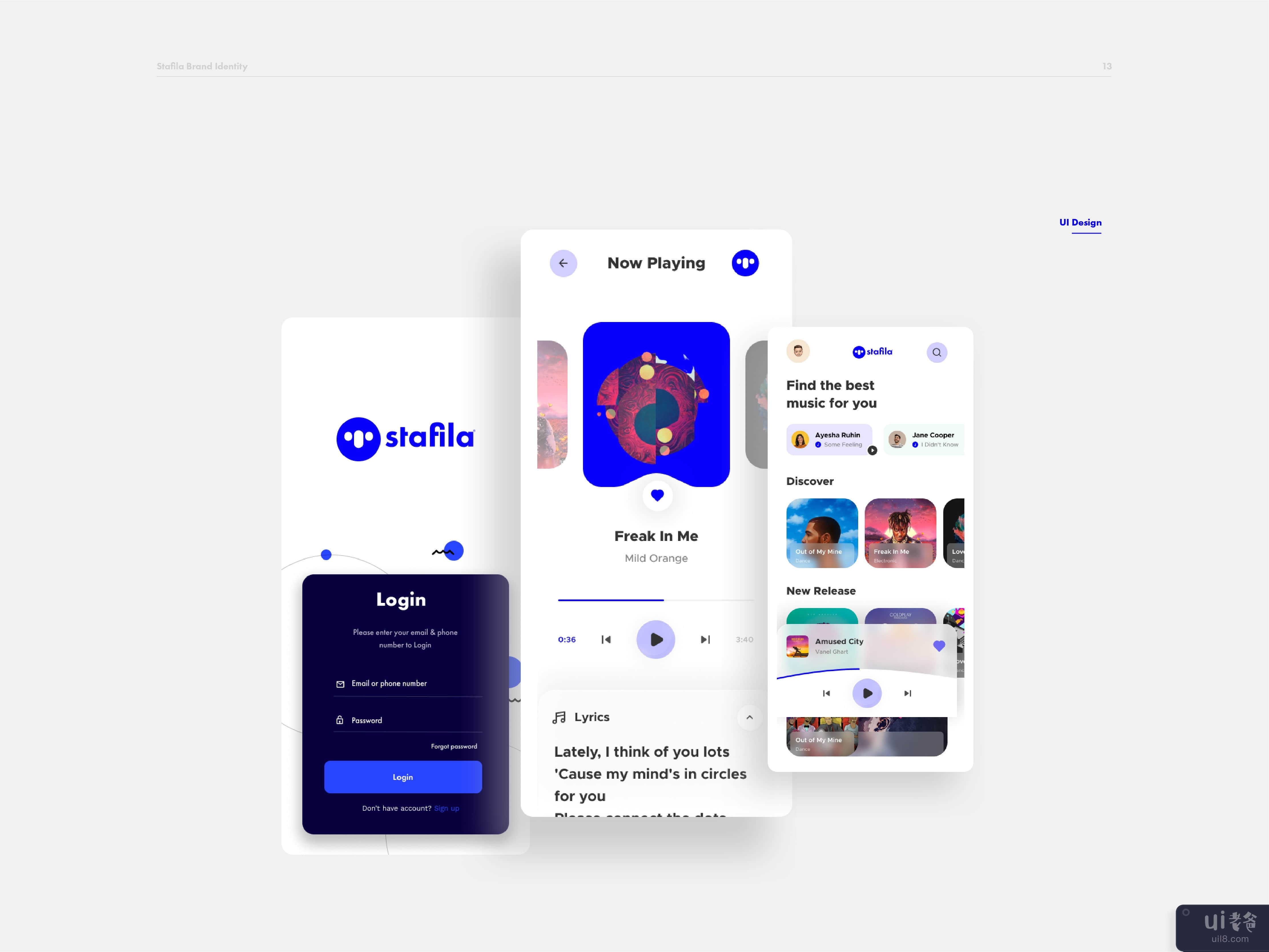 Stafila UI设计样本(Stafila UI design sample)插图