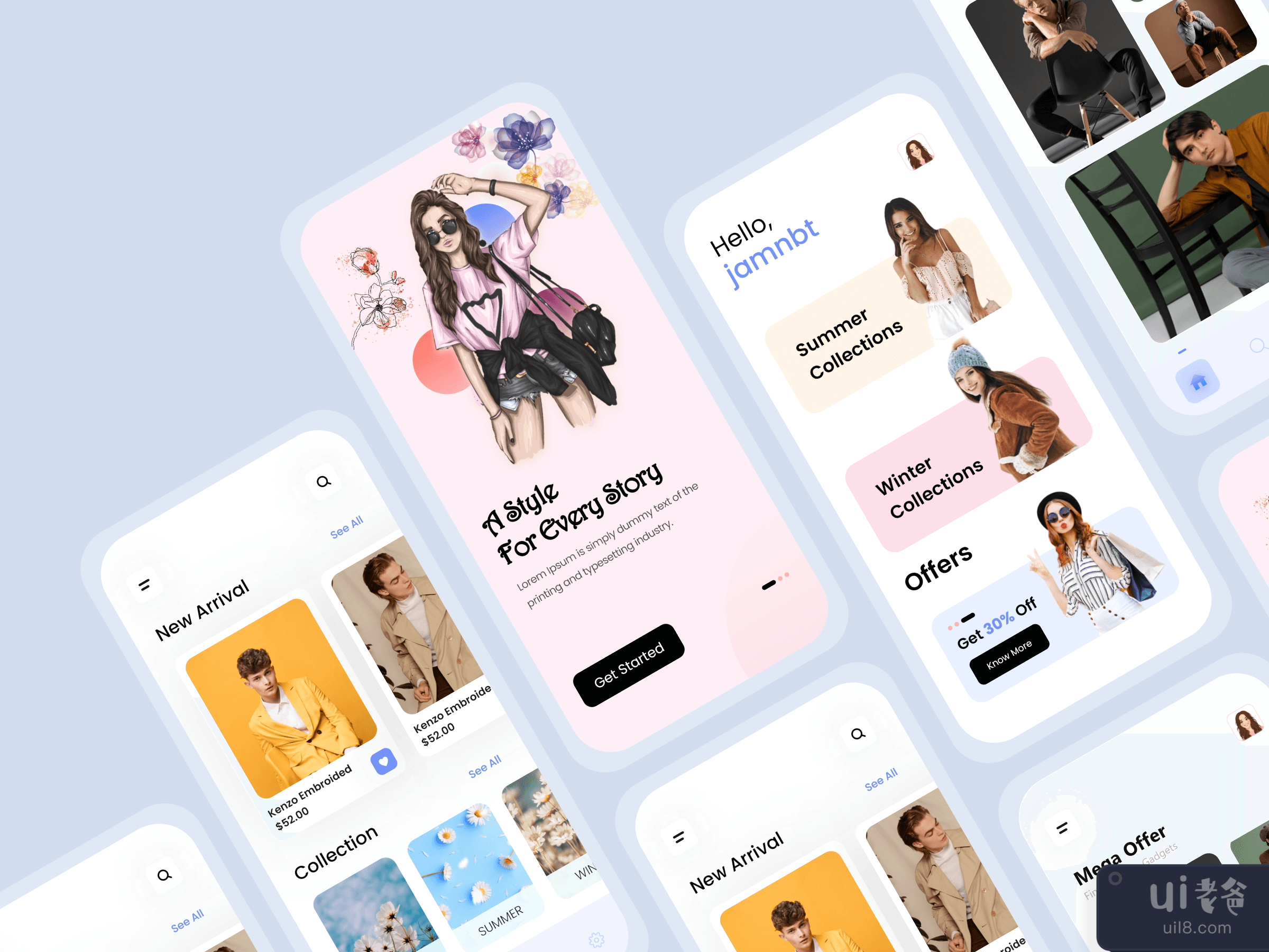 时尚电子商务应用程序(Fashion E-commerce App)插图