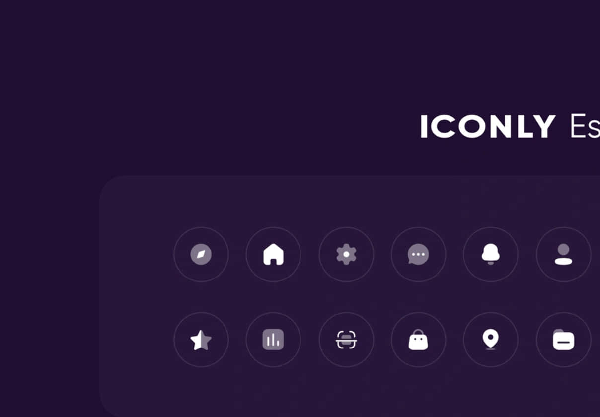 Iconly - 基本图标 (Iconly - Essential icons)