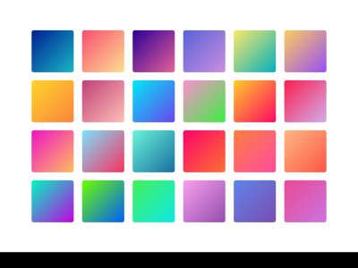 24个现代梯度调色板(24 Modern Gradient Palettes)