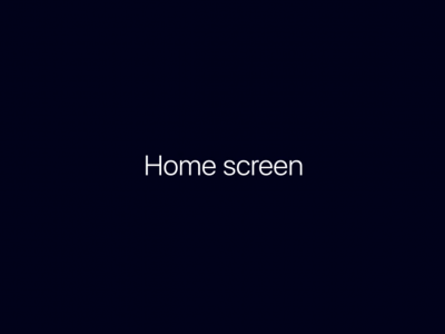iOS的新主屏幕(New Home Screen for iOS)