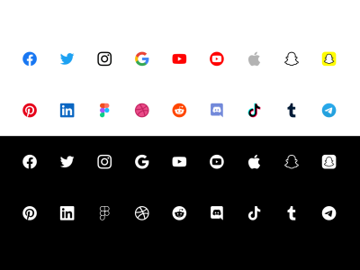 社交图标包(Social Icon Pack)