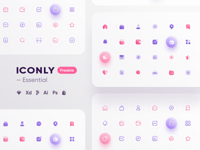 Iconly Essential图标(Iconly  Essential icons)