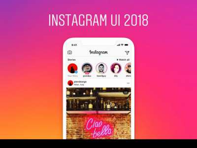 Instagram UI 2018(Instagram UI 2018)