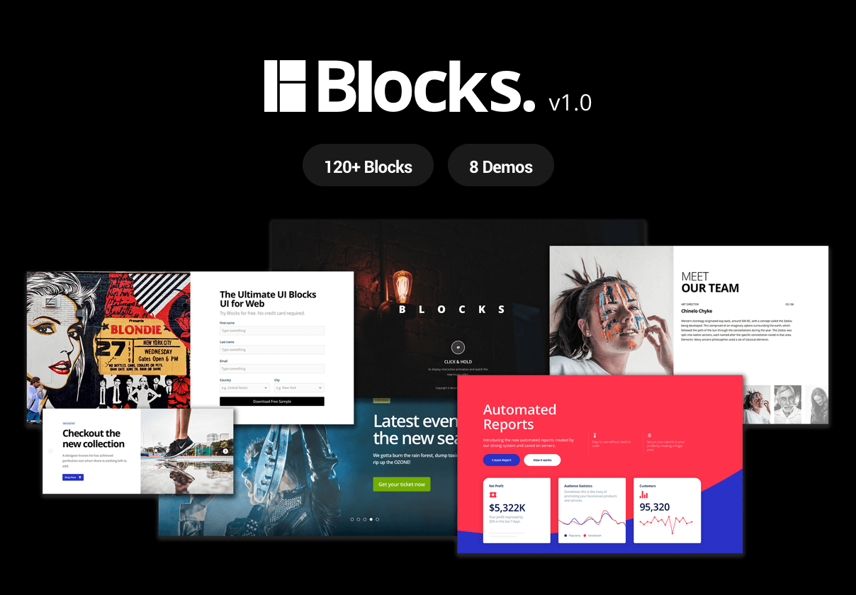 用于Sketch的Blocks UI Kit (Blocks UI Kit for Sketch)