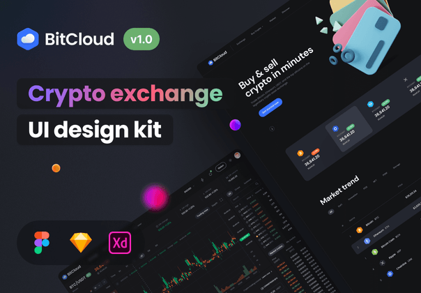 BitCloud - Crypto Exchange UI Kit (BitCloud - Cryp