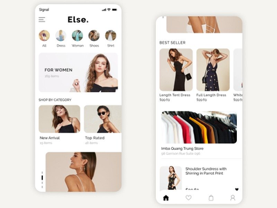 其他。商店 - 购物应用程序 UI KIT 11(The Else. Shop - Shopping App UI KIT 11)