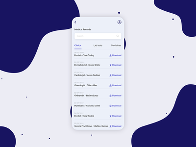 医疗应用程序界面(Medica App UI)