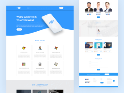 Designik - 创意机构登陆页面设计(Designik - Creative Agency Landing Page Design)