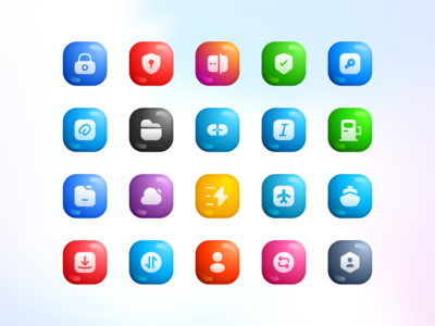 现代 3D 图标 Vol.03(Modern 3D Icons Vol.03)