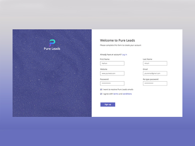 报名表(Sign Up Form)