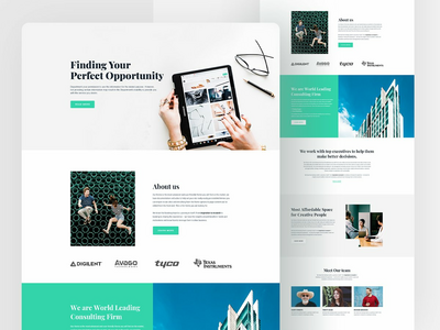 创意机构网站UI设计(Creative Agency Website UI Design)