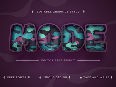 文字效果、字体样式、可编辑文字、伪装(text effect, font style, editable text, camouflage)