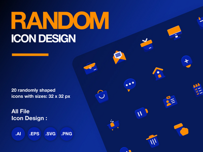 20个高质量的随机图标(20 random Icons with high quality)