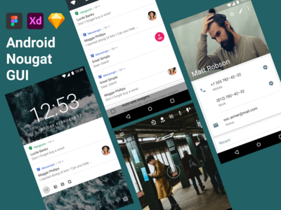 Android Naugat 图形用户界面(Android Naugat GUI)