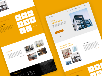 公寓登陆页面(Apartment Landing Page)