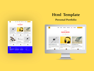 Html 模板博客页面(Html Template Blog page)