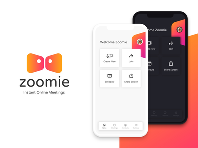 在线视频会议应用程序 UI(Online Video Meeting App UI)