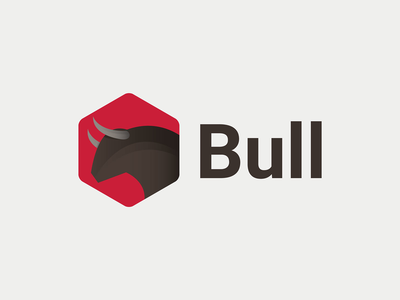 公牛标志图标模板(Bull logo icon template)
