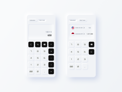 计算器神经拟态(Calculator Neumorphism)
