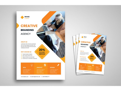 传单模板创意品牌代理(Flyer Template Creative Branding Agency)
