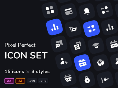 像素完美图标包(Pixel perfect icon package)