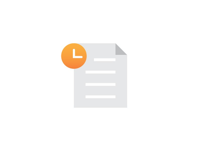 文件加载等待图标说明隔离(File loading waiting icon illustration isolated)