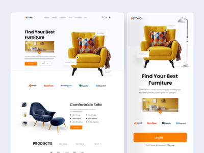 家具电商网站设计V-01(Furniture e-commerce website Design V-01)