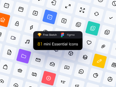 基本图标集(Essential icons set)