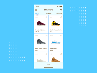 耐克鞋 - 产品页面(Nike Shoes - Product Page)