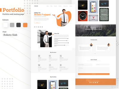 投资组合网页设计(Portfolio webdesign)