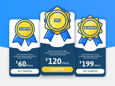 定价网页模板(Pricing Web Template)