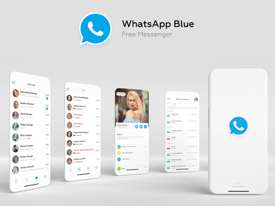 Whatsapp 重新设计 UI 设计套件(Whatsapp Redesign UI Design Kit)