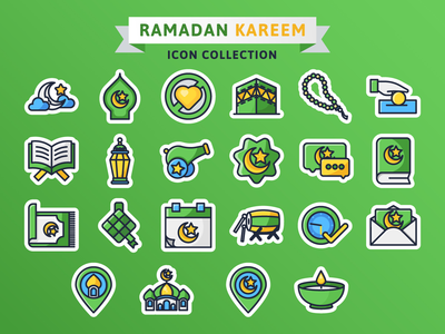 斋月图标集合(Ramadan Icon Collection)