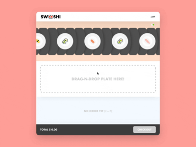 Swooshi – 一款交互式 Kaiten 寿司应用程序(Swooshi – An Interactive Kaiten Sushi App)