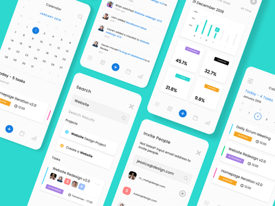 通知任务应用程序 UI 套件(Notifications Task App Ui Kit)
